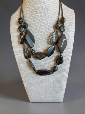 Bronze Tone Multi-Strand Necklace
